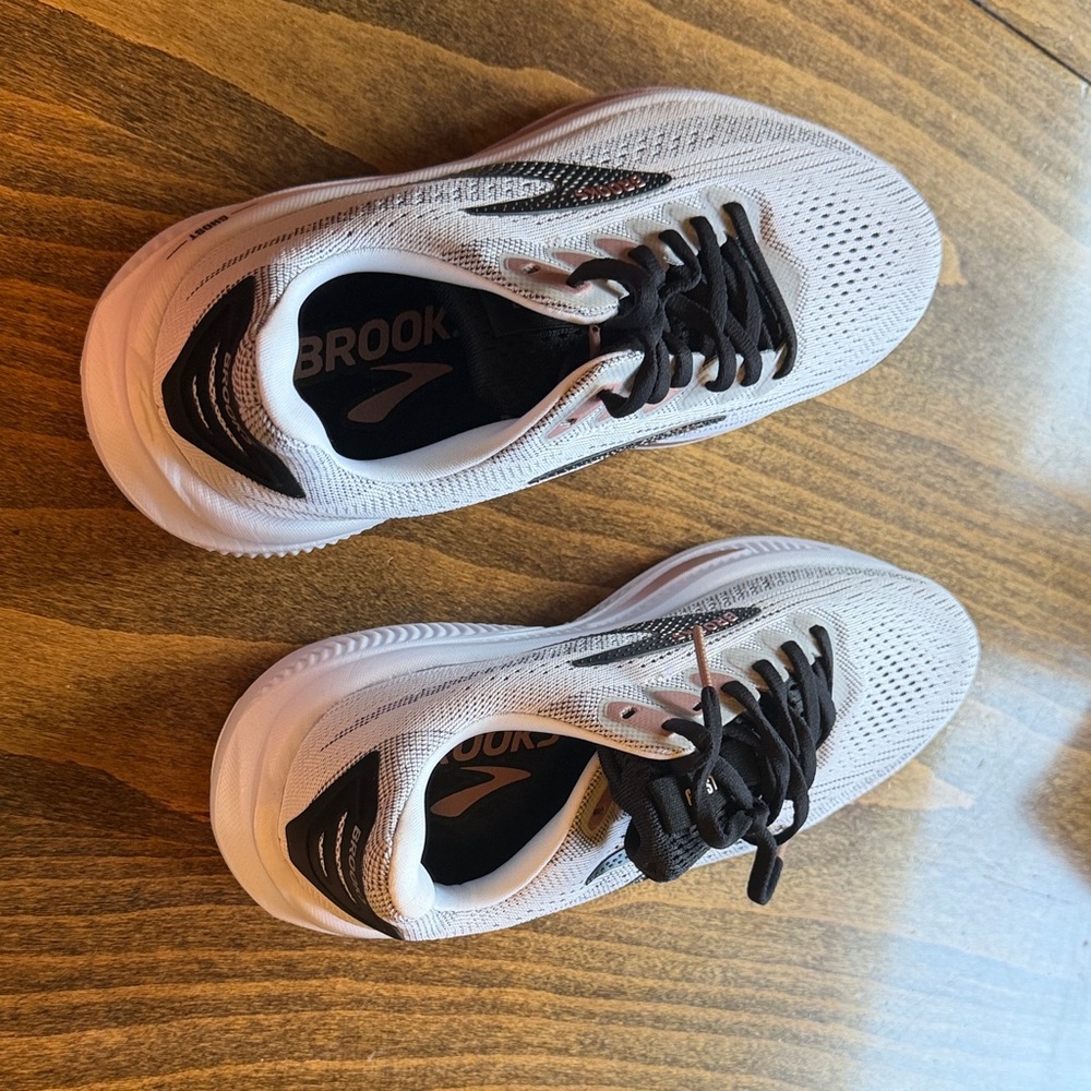 Brooks light grey and Black Athletic Shoes - Picture 2 of 5